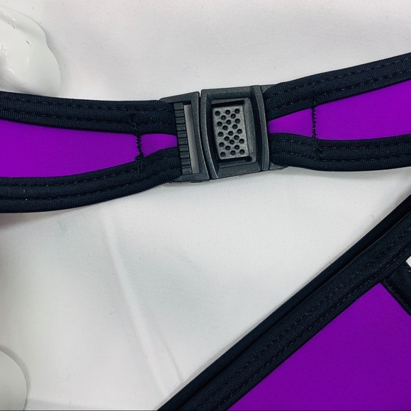 EBuddy Apparel /Color Block Purple White Mint Swim - Picture 5 of 8